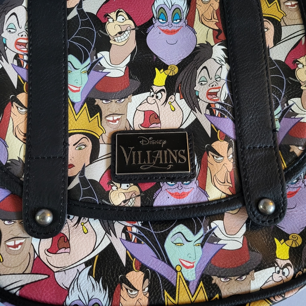 Loungefly Disney Villains Multicolor Crossbody Bag - Picture 3 of 6